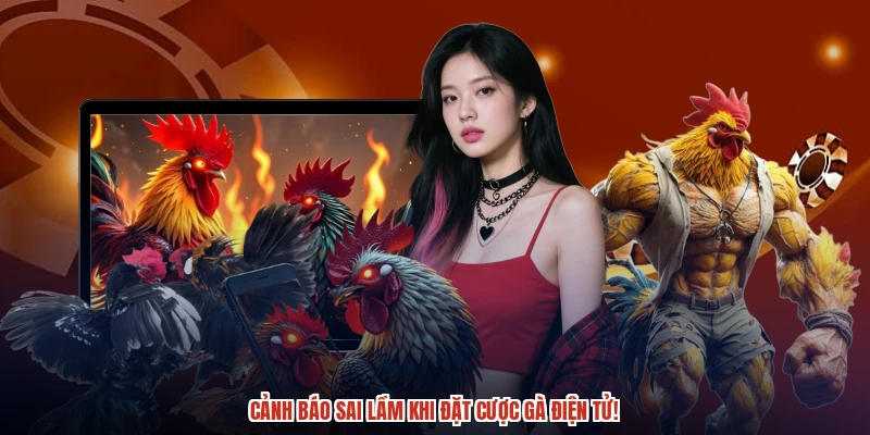 Cảnh báo sai lầm khi đặt cược gà điện tử