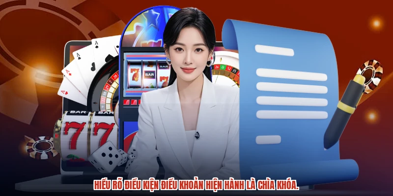 Hiểu rõ điều kiện điều khoản hiện hành là chìa khóa. Hiểu rõ điều kiện điều khoản hiện hành là chìa khóa.